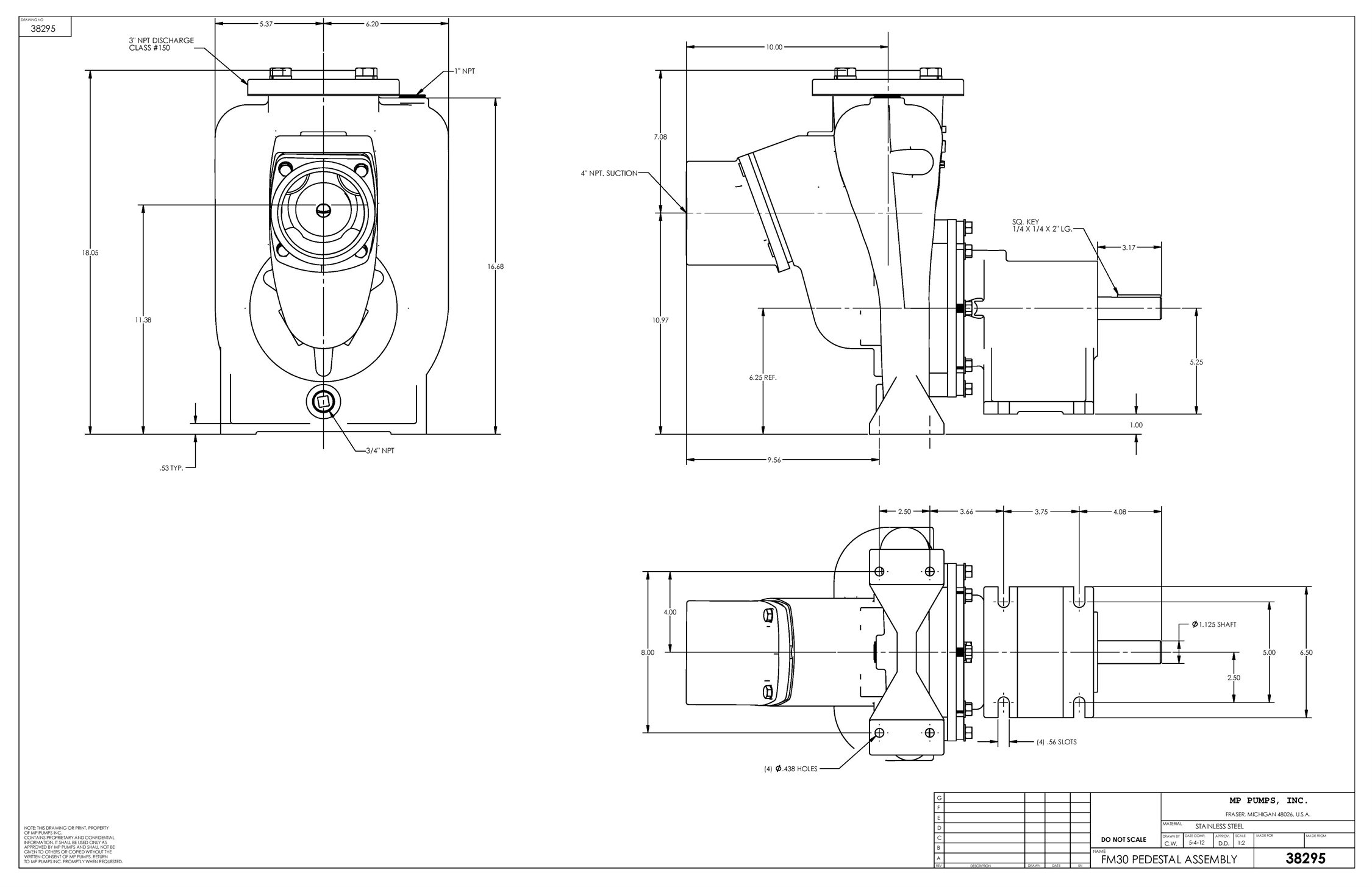 Industrial vacuum pump | FLOMAX® 35 SS | MP Pumps